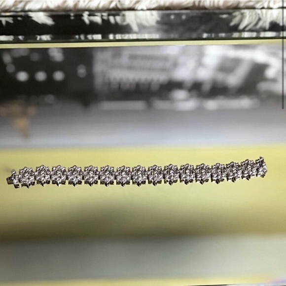 Jewelry Vintage Style Art Deco Tennis Bracelet Poshmark